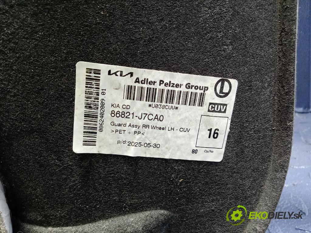 Kia Xceed 2025 Blatník: plastický: zad 86821J7CA0