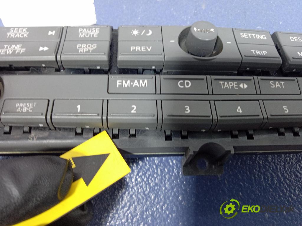 Nissan Maxima 2005 prepínač Rádio: Navigacia: 283957Y020