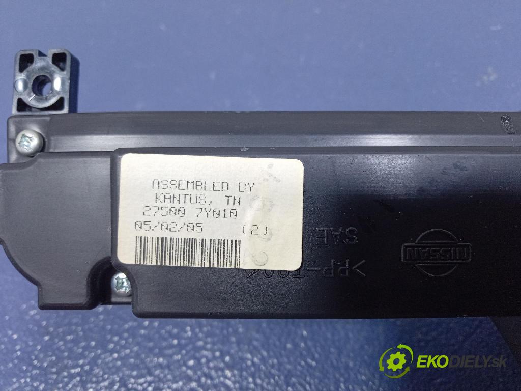 Nissan Maxima 2005 prepínač Klimatizácia: Prúd vzduchu: 275007Y010