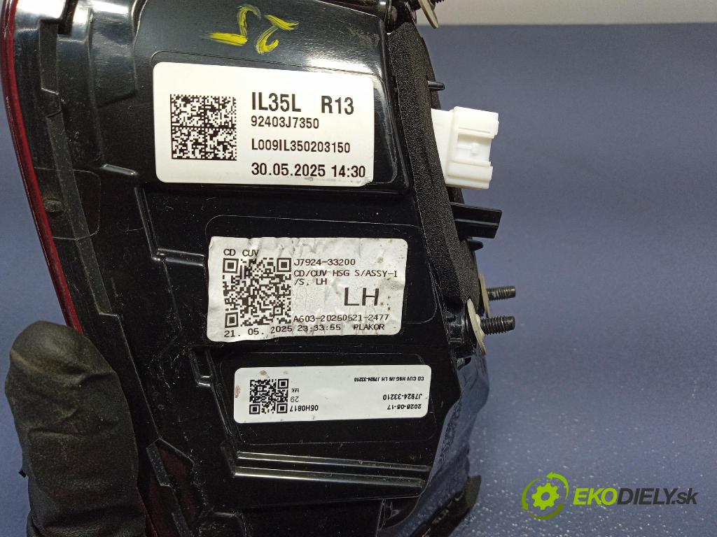 Kia Xceed 2025 svetlo / reflektor zad ľavá Vnútri: 92403J7350