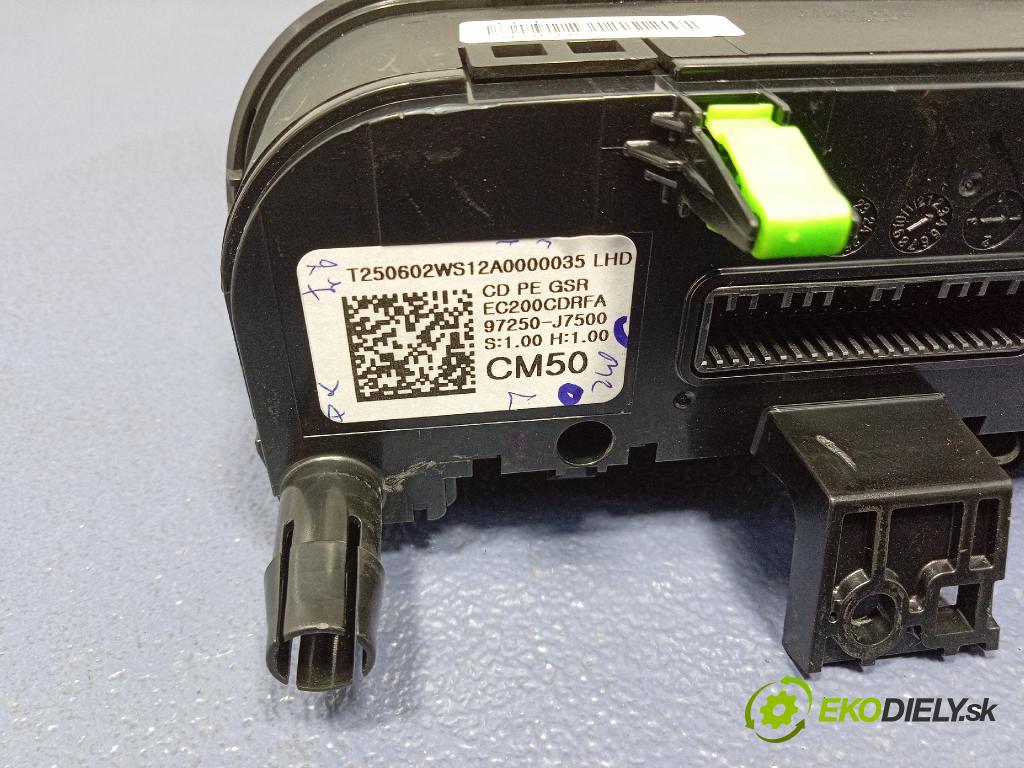 Kia Xceed 2025 prepínač Klimatizácia: Prúd vzduchu: 97250-J7500