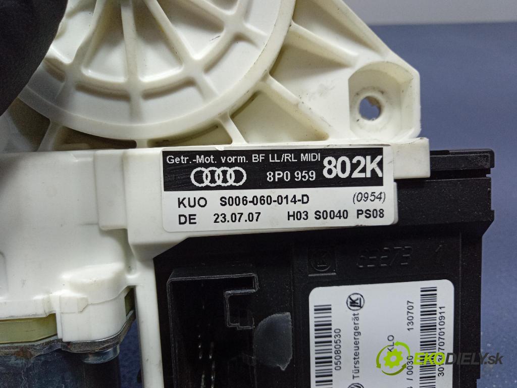 Audi A3 2007 mechanizmus okna Okná: Predné v pravo: 8P0959802K