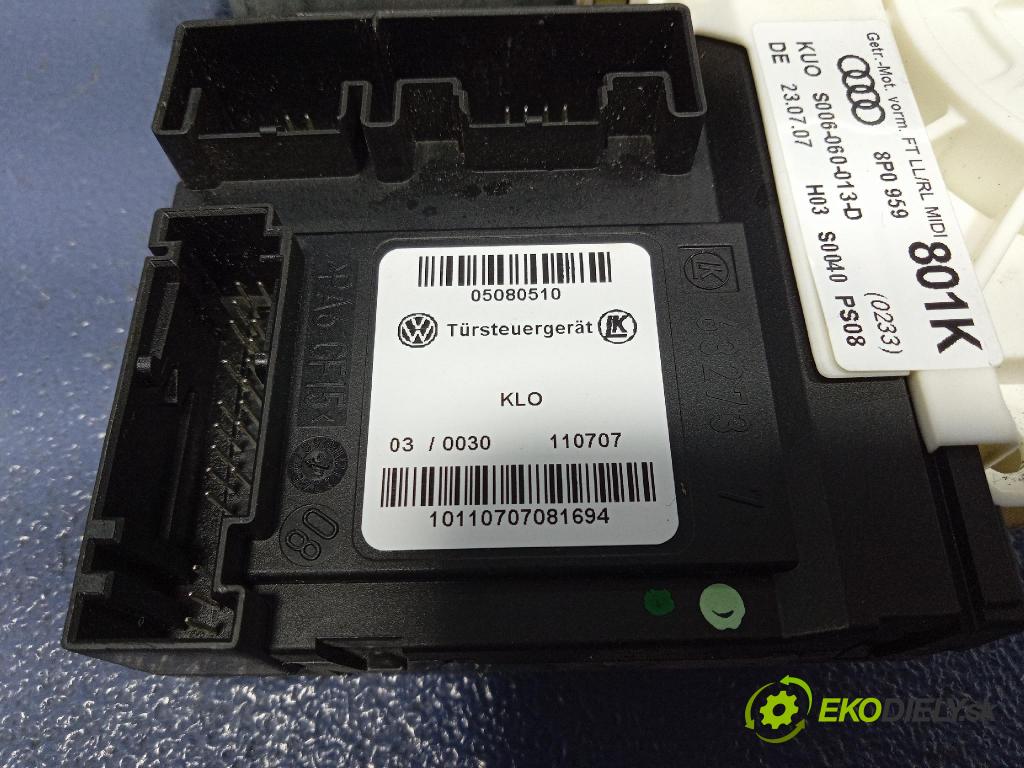 Audi A3 2007 mechanizmus okna Okná: Predné Vľavo: 8P0959801K