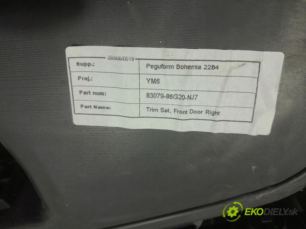 Suzuki Ignis 2006 Čalounictví: dvere Predné Prava: 01