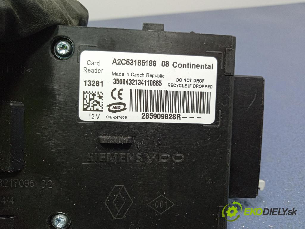 Renault Megane 2013 Spínač zapaľovania: A2C53185186