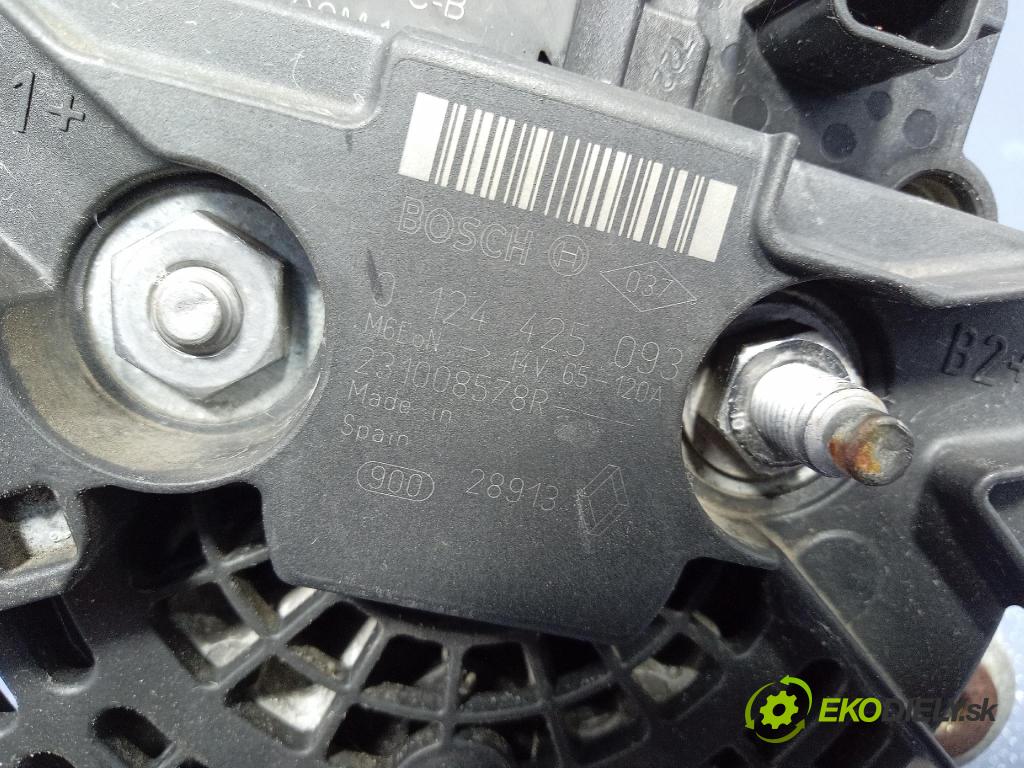 Renault Megane 2013 Alternator 0124425093