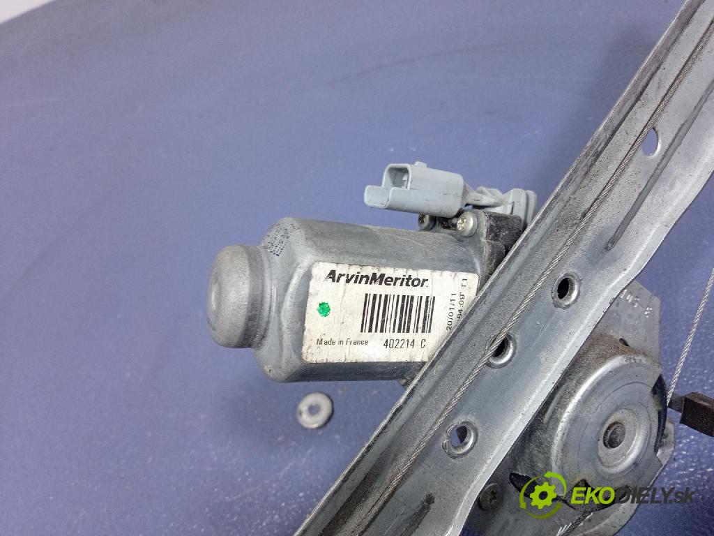 Citroen C3 2011 mechanizmus okna Okná: Predné v pravo: 9683129380