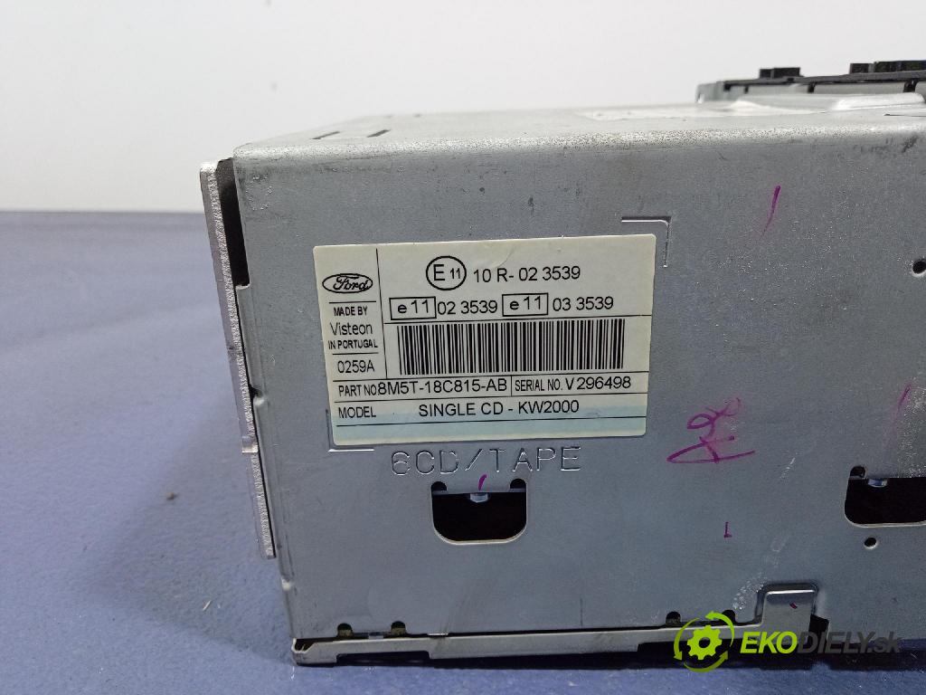 Ford Focus 2009 Radio I Navigácia: 8M5T-18C815-AB
