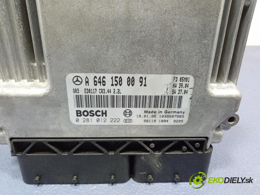 Mercedes C-klasa 2005 riadiaca jednotka Motor: A6461500091
