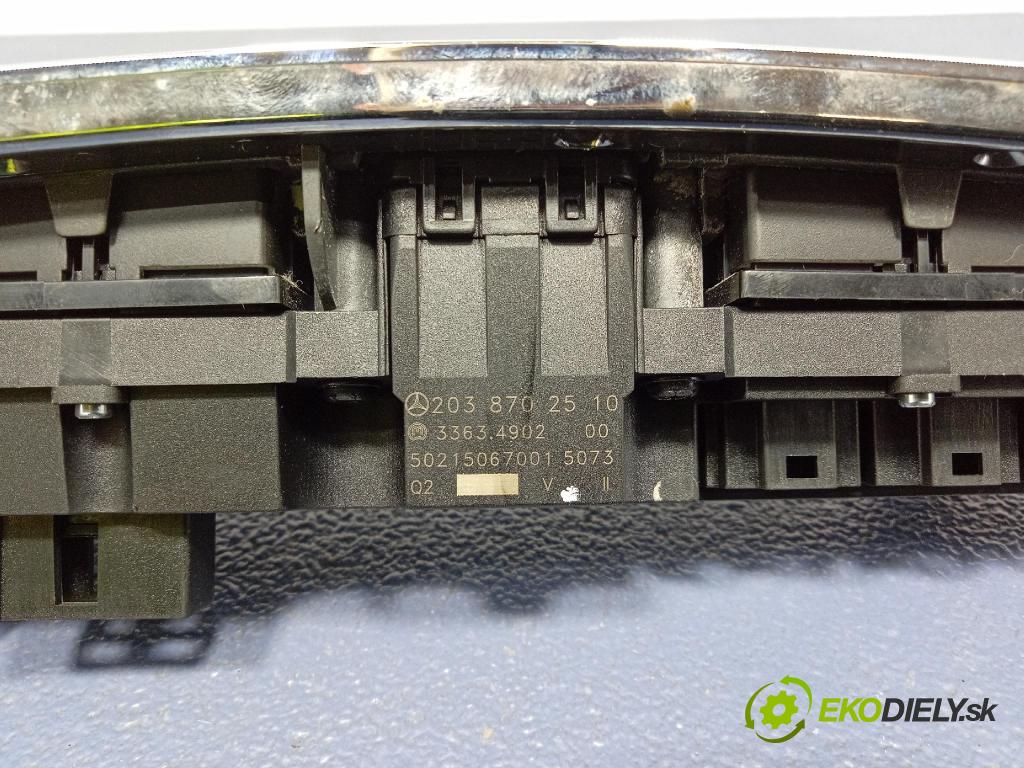 Mercedes C-klasa 2005 prepínač svetiel NÚDZA: 2038702510
