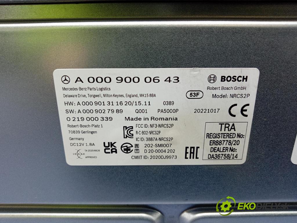 Mercedes S-Klasa 2022 snímač / řídící jednotka PDC A0009000643