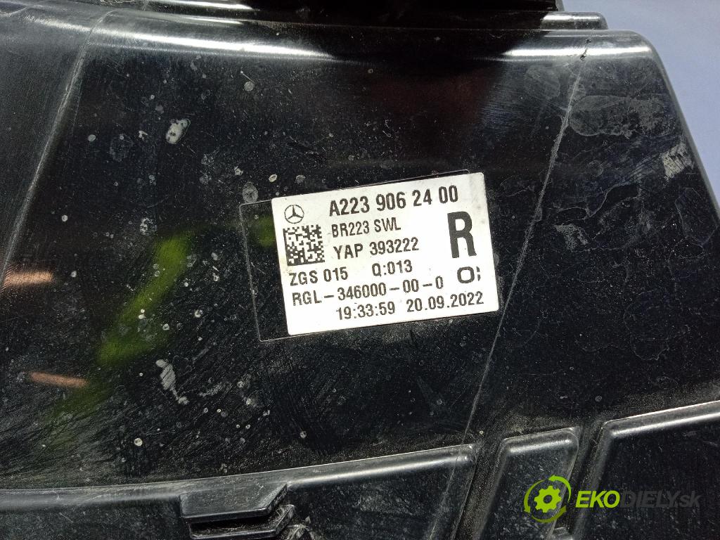 Mercedes S-Klasa 2022 svetlo / reflektor zad Prava: Vonkajsia: A2239062400