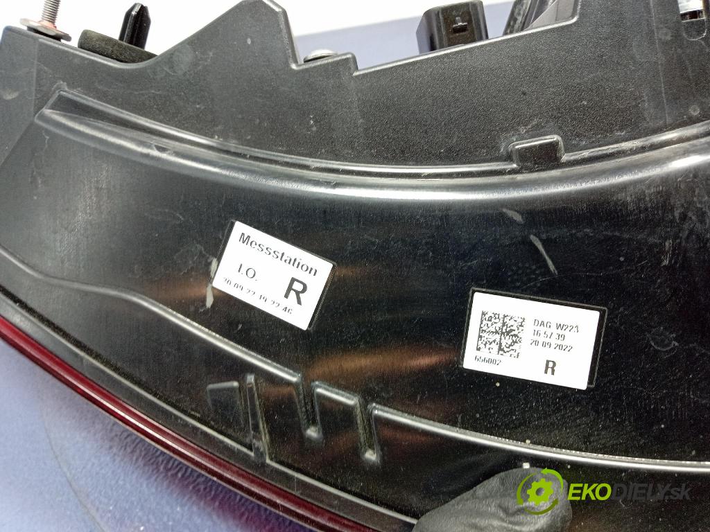 Mercedes S-Klasa 2022 svetlo / reflektor zad Prava: Vonkajsia: A2239062400