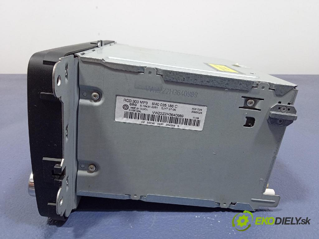Vw Golf 2008 Radio I Navigácia: 5M0035186C