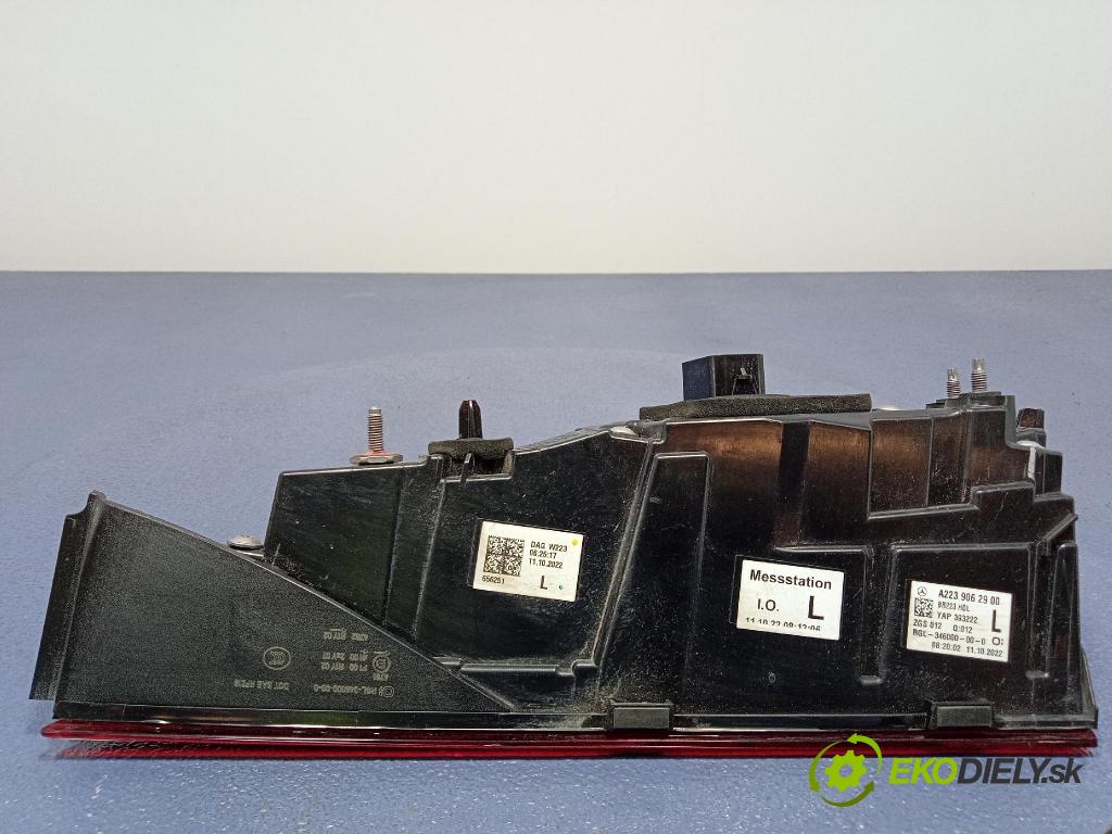 Mercedes S-Klasa 2022 svetlo / reflektor zad ľavá Vnútri: A2239062900