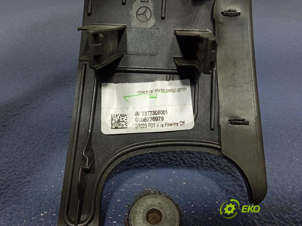Mercedes S-Klasa 2022 lišta Dekoratívne: Vnútri: 23T7308001