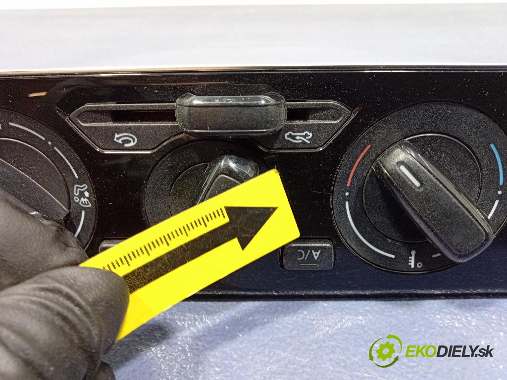 Vw Up! 2016 prepínač Klimatizácia: Prúd vzduchu: 1S0820045AD