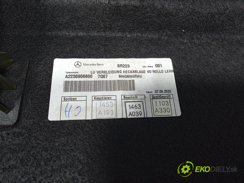 Mercedes S-Klasa 2022 kufra: A2236905900