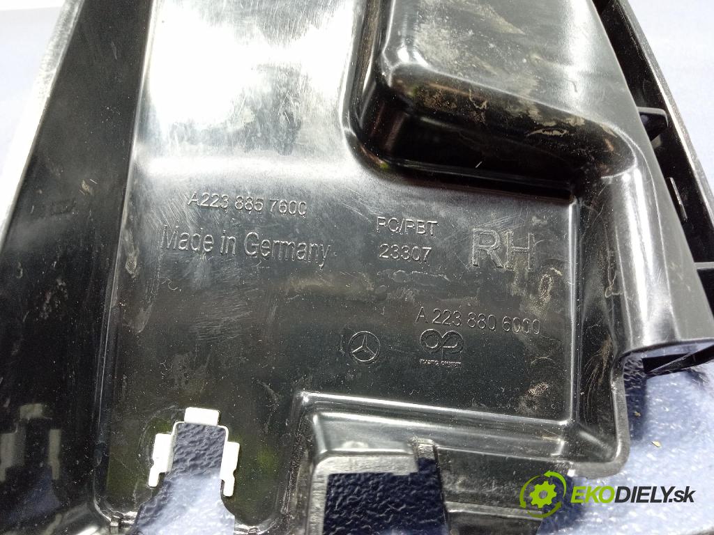 Mercedes S-Klasa 2022 Upevnenie: narazník A2238857600