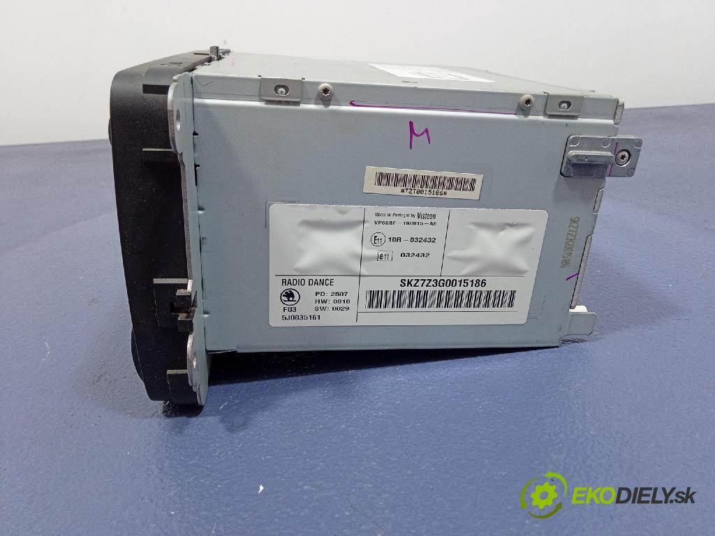 Skoda Roomster 2007 Radio I Navigace: 5J0035161