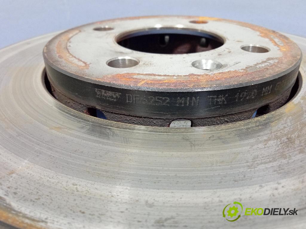 Vw Up! 2016 kotúč Brzda: pred TRW DF6252