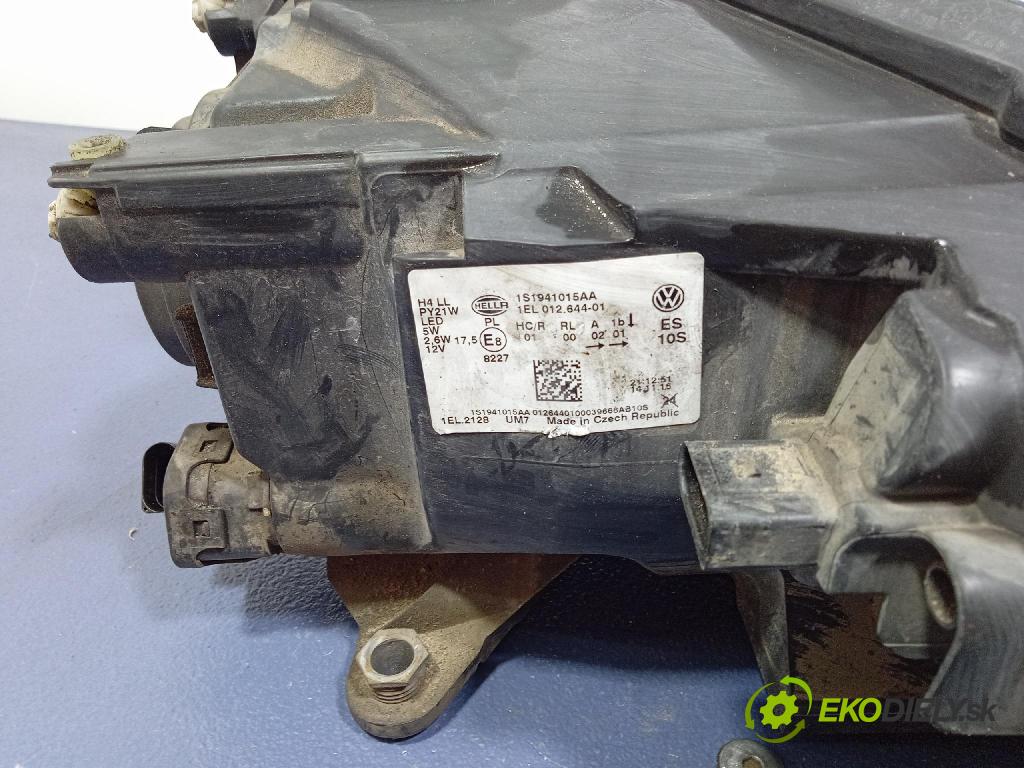 Vw Up! 2016 Reflektor: Vľavo: 1S1941015AA