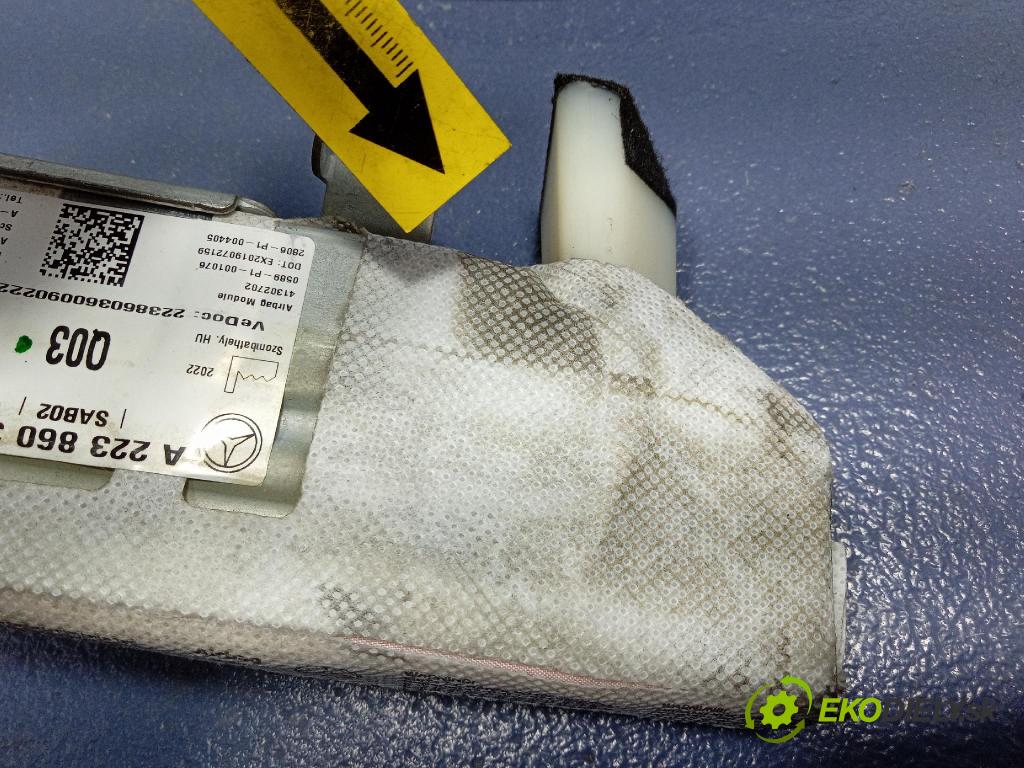 Mercedes S-Klasa 2022 Airbag: Sedačka: x A2238603600