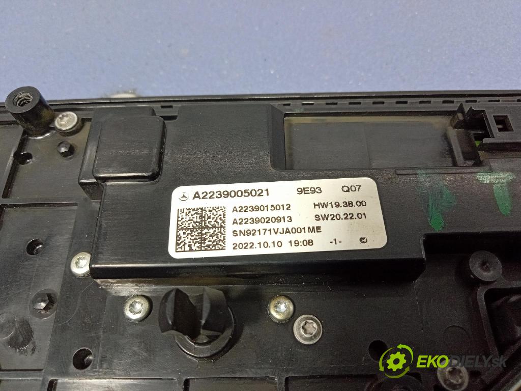 Mercedes S-Klasa 2022 řídící jednotka A2239005021