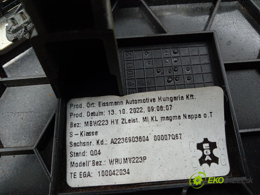 Mercedes S-Klasa 2022 lišta Dekoratívne: Vnútri: A2236903804