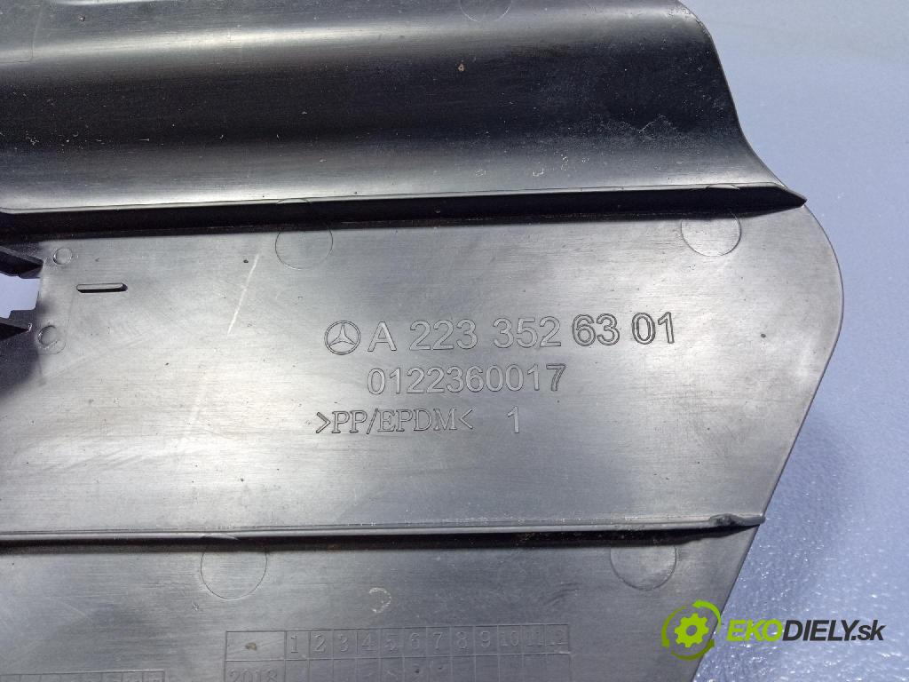 Mercedes S-Klasa 2022 kryt Plast: podvozek: A2233526301