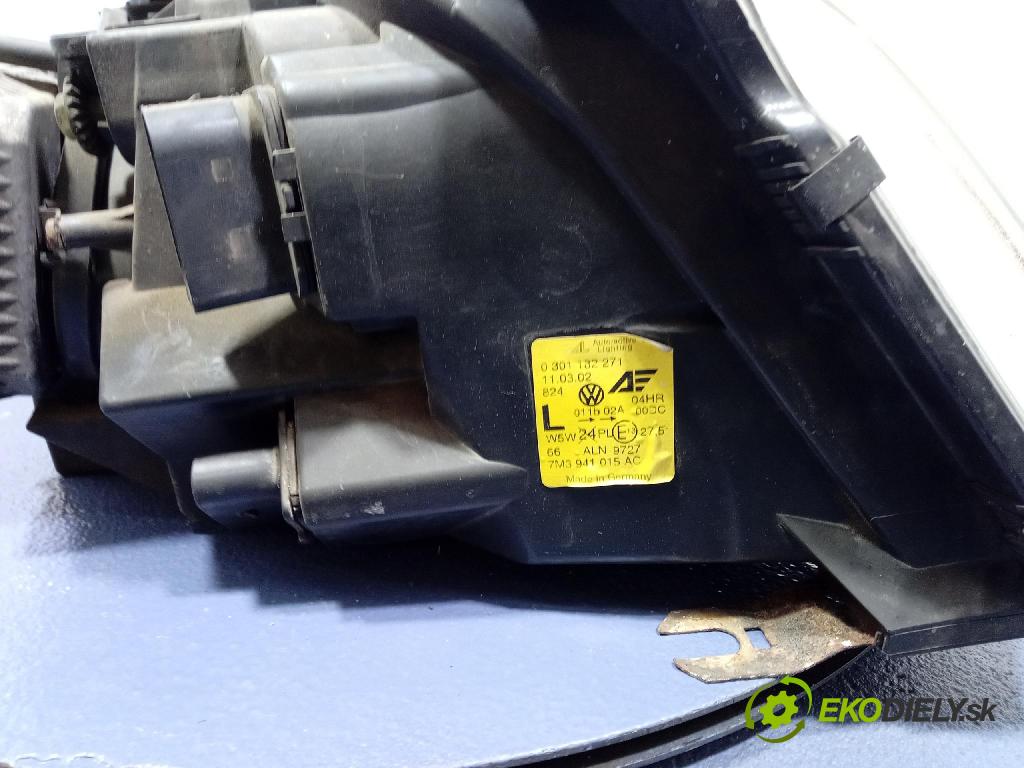 Volkswagen Sharan 2002 Reflektor: Vľavo: 7M3941015AC