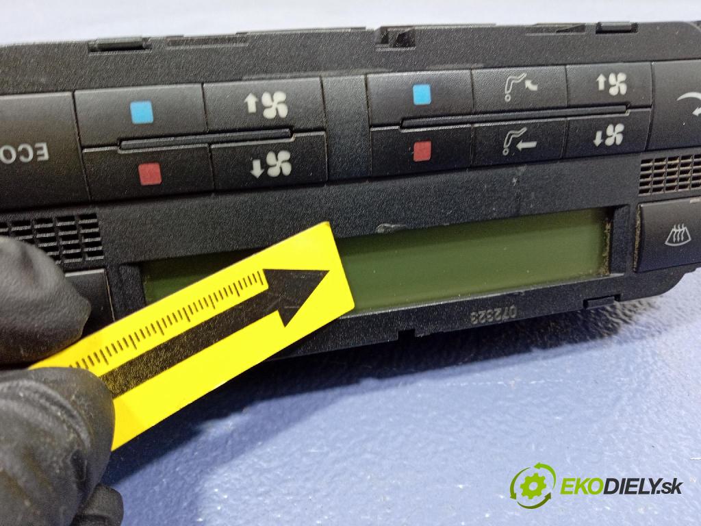 Volkswagen Sharan 2002 prepínač Klimatizácia: Prúd vzduchu: 7M3907040B