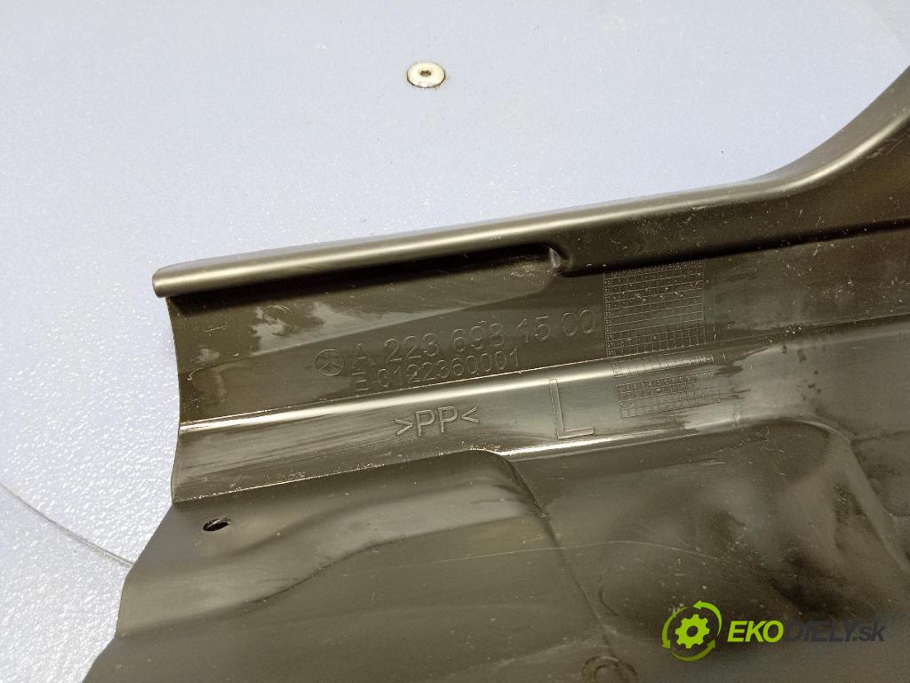 Mercedes S-Klasa 2022 kryt Plast: podvozek: A2236981500