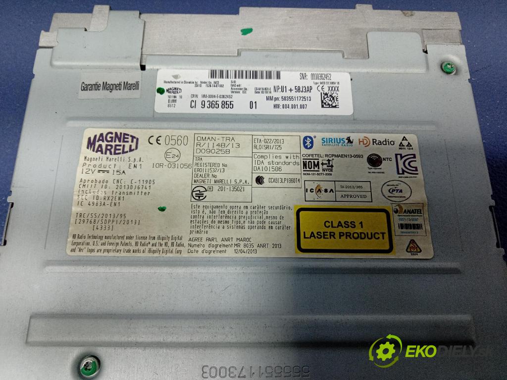 Bmw Seria 1 2014 Radio I Navigace: 9365855