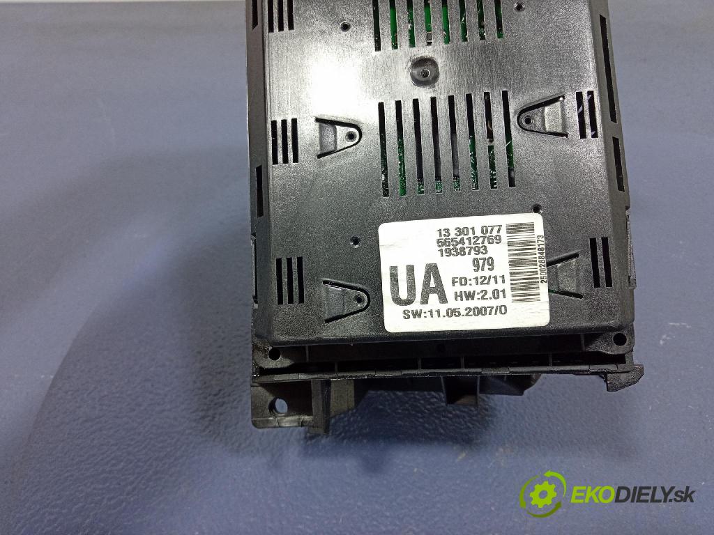 Opel Zafira 2011 Radio I Navigácia: 13357123