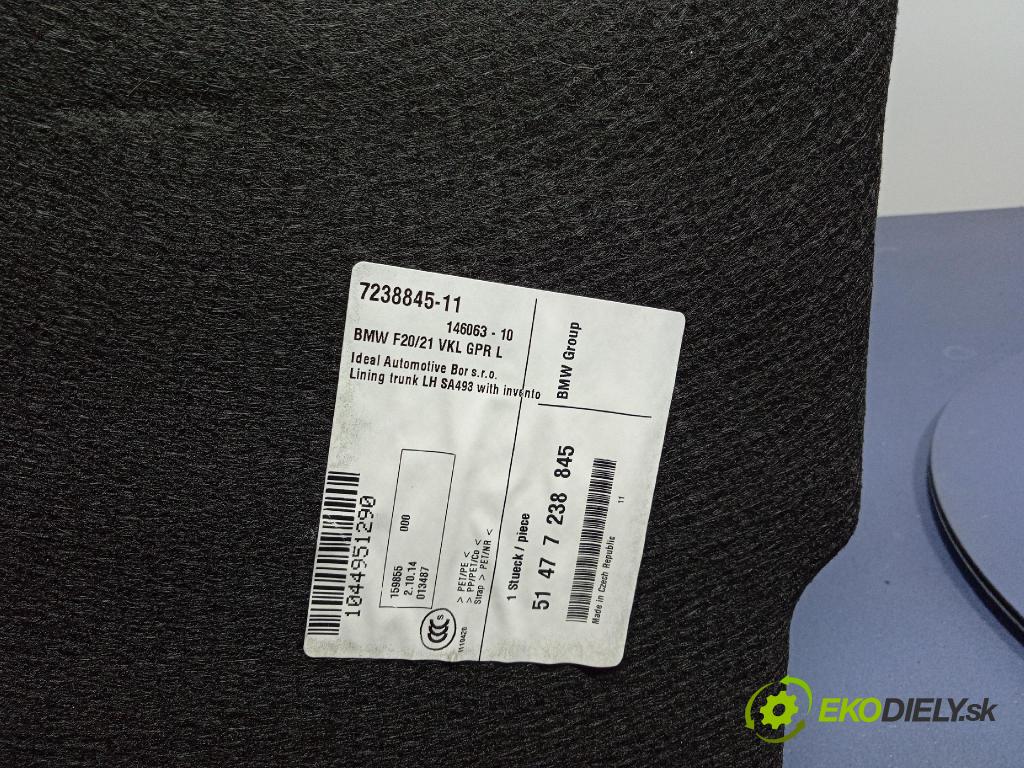 Bmw Seria 1 2014 Čalounictví: kufra: 7238845