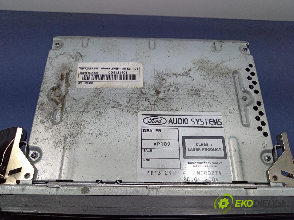 Ford Mondeo 2004 Radio I Navigace: 3S7T10E889AE