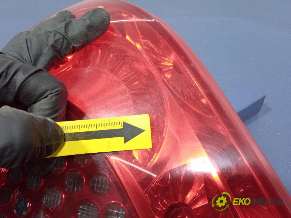 Peugeot 207 2008 světlo Zad: levá Mimo: 9649986680