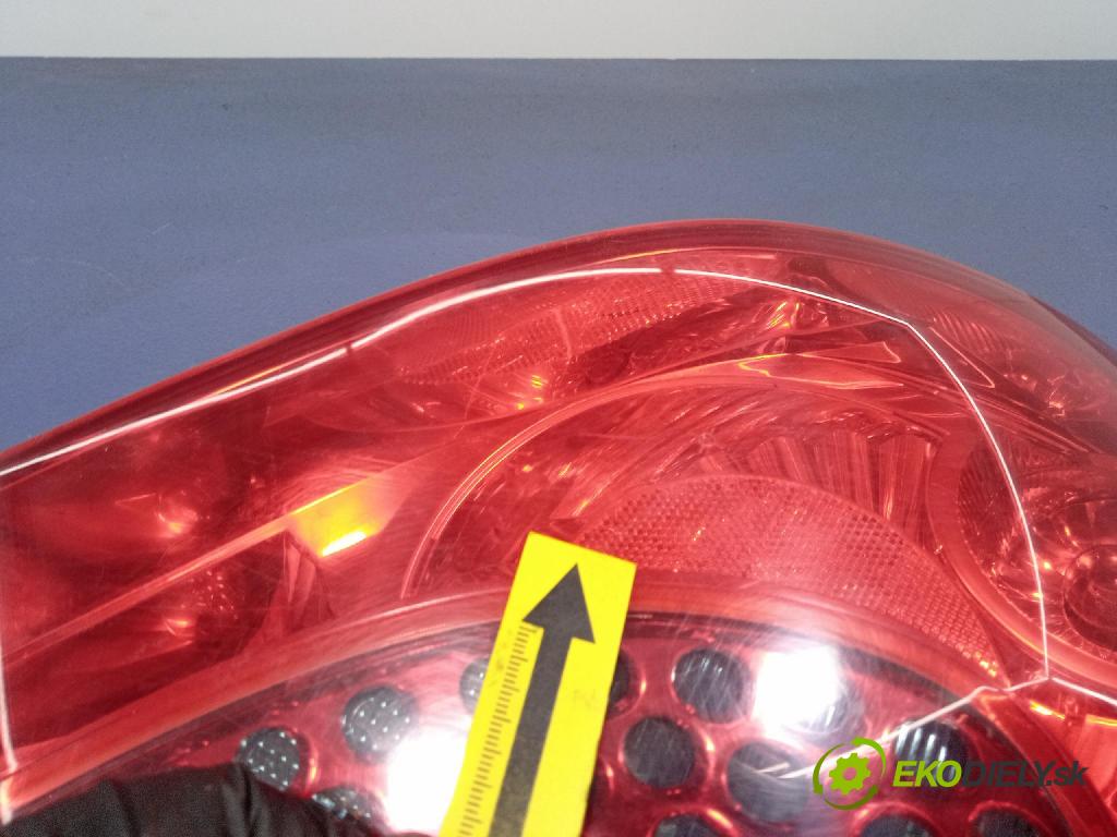 Peugeot 207 2008 světlo Zad: Práva: Mimo: 9649986580