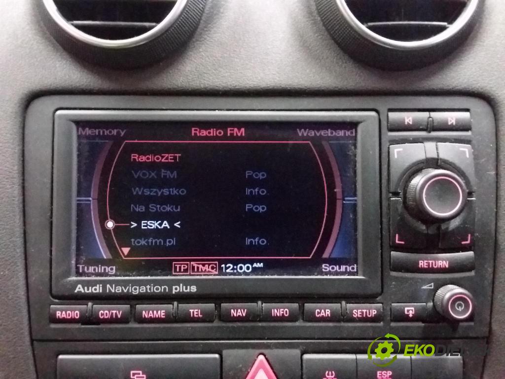 Audi A3 2007 Radio I Navigácia: 8P0035192L