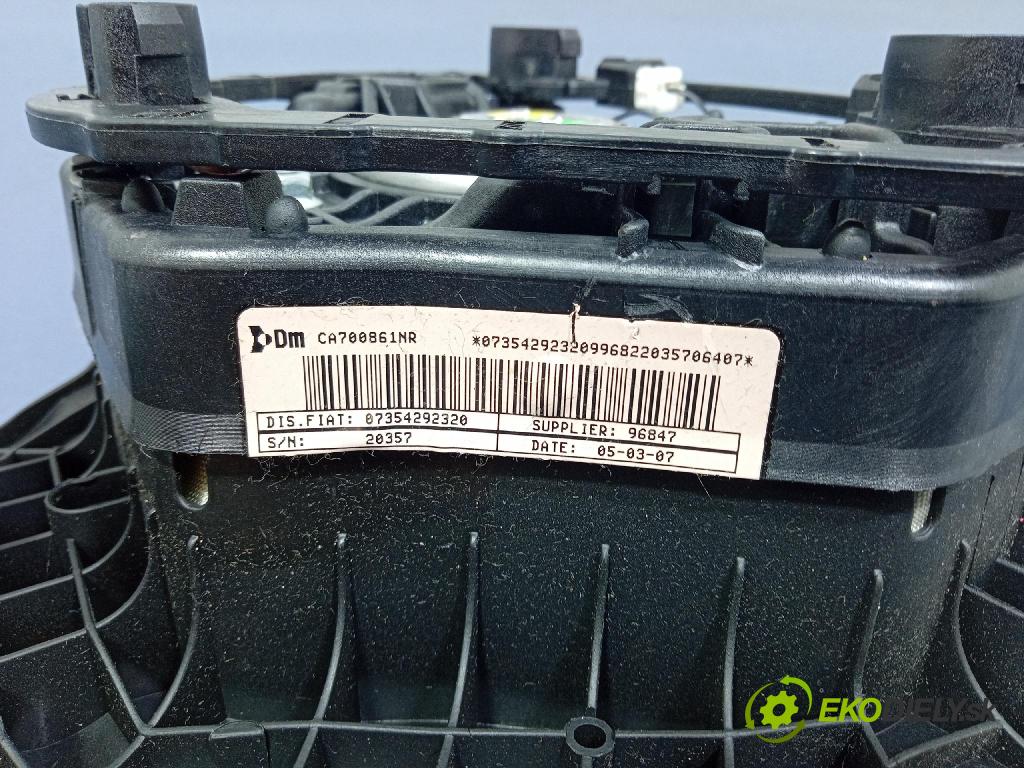 Lancia Ypsilon 2007 Airbag: Řidiči: x 07354292320