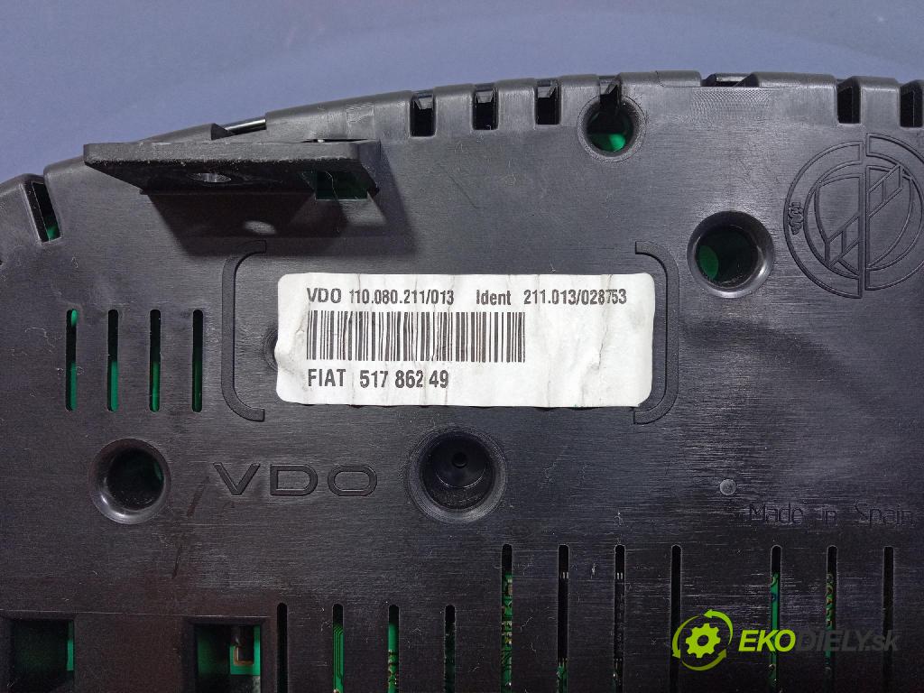 Lancia Ypsilon 2007 prístrojovka/ budíky 51786249