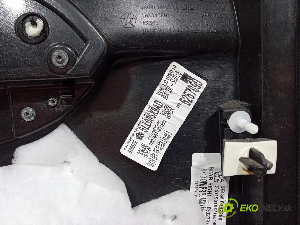 Jeep Grand Cherokee 2020 Čalounictví: dvere zad Prava: 5LL806X9AD