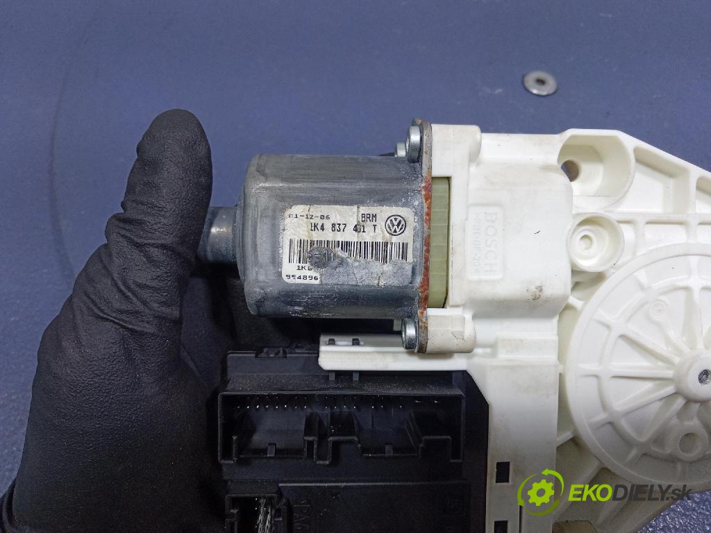 Vw Golf 2007 mechanismus stahování Sklenka: před Levý: 1K4837401T
