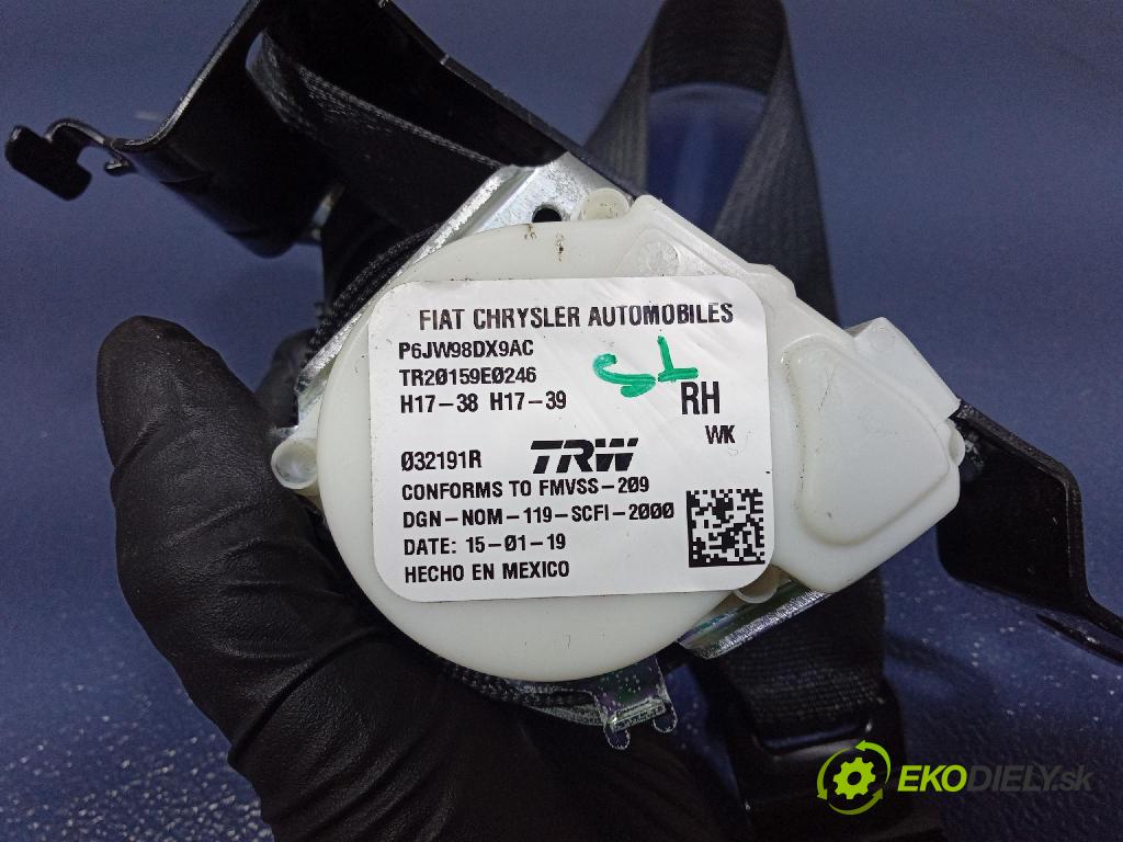 Jeep Grand Cherokee 2020 Pásy: Bezpečnosť: x 6JW98DX9AC