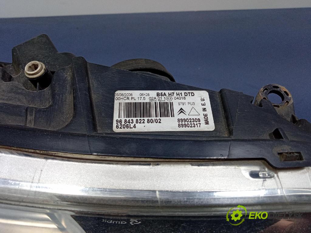 Citroen C4 2008 Reflektor: v pravo: 9684382280