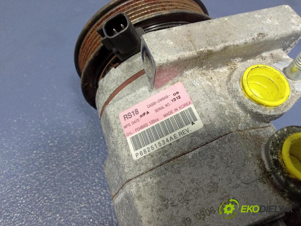 Jeep Grand Cherokee 2020 Kompresor: Klimatizácia: 68251534AE