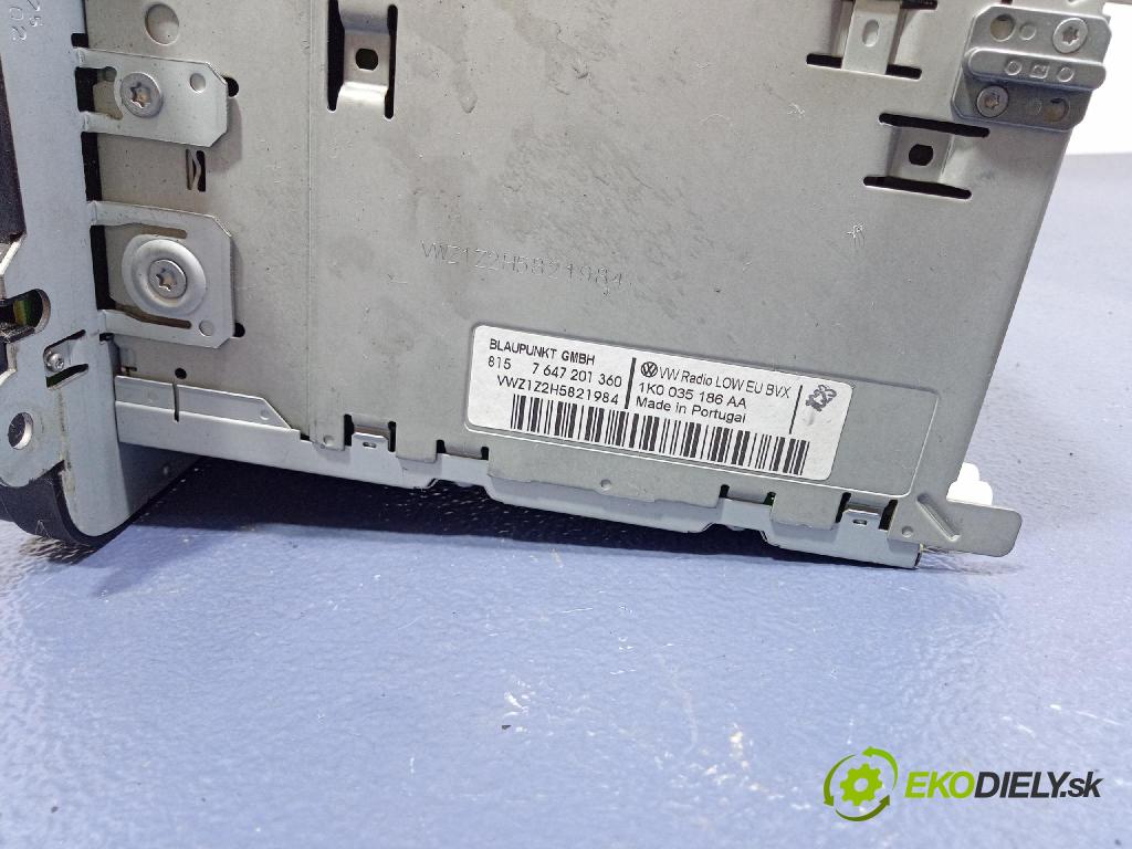 Vw Touran 2008 Radio I Navigácia: 1K0035186AA