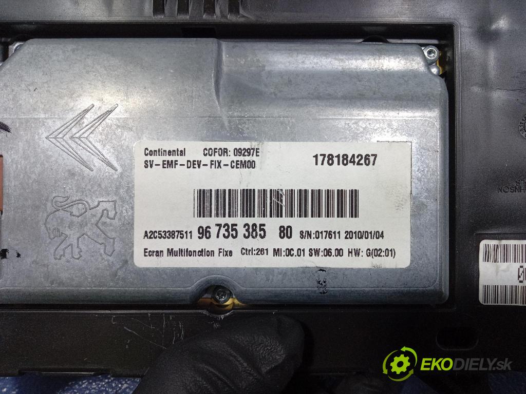 Citroen C4 picasso 2010 prístrojovka/ budíky 9673538580