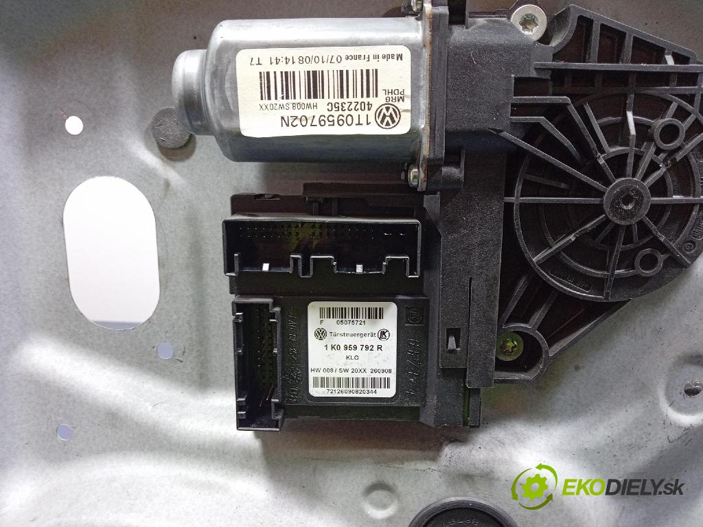 Vw Touran 2008 mechanizmus okna Okná: Predné v pravo: 1T1837730AP